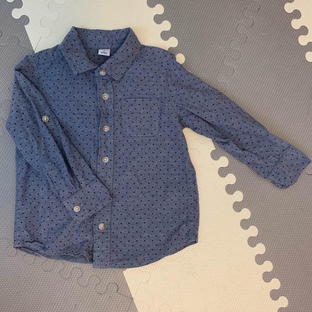 Old Navy 3T Long Sleeve Button-Up Top